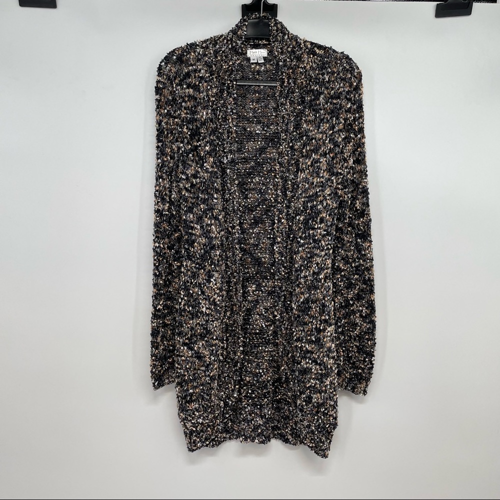 Heidi Hess Women’s Cardigan Tweed Size M Open Front